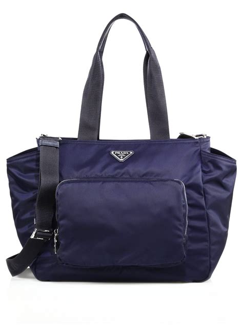 prada diaper bag blue|high end diaper bag brands.